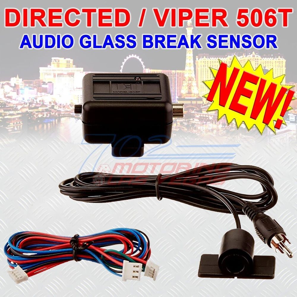 New Directed 506T Universal Glass Break Audio Sensor for Python Viper Car Alarm